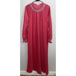 Vintage Vanity Fair Ladies Large‎ Pink House Coat Lounge Zip Robe